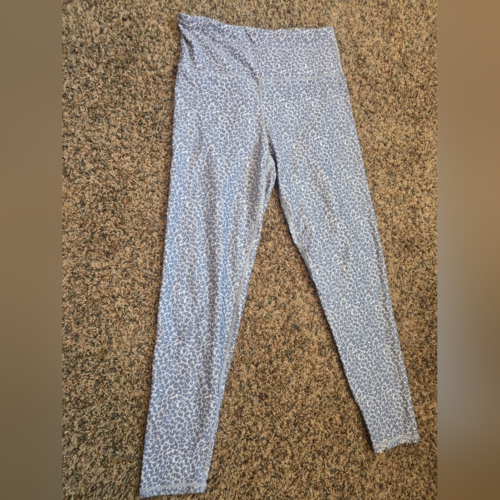 Kyodan Gray Leopard Print Leggings